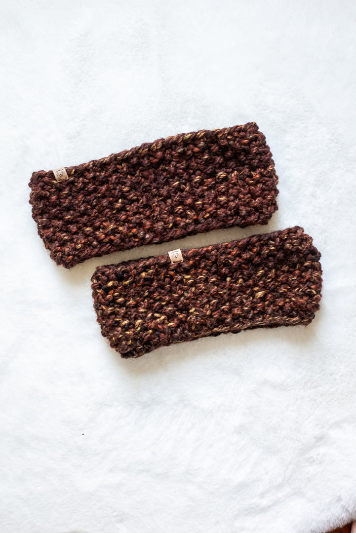 Matching Pebble Headband & Cowl Set