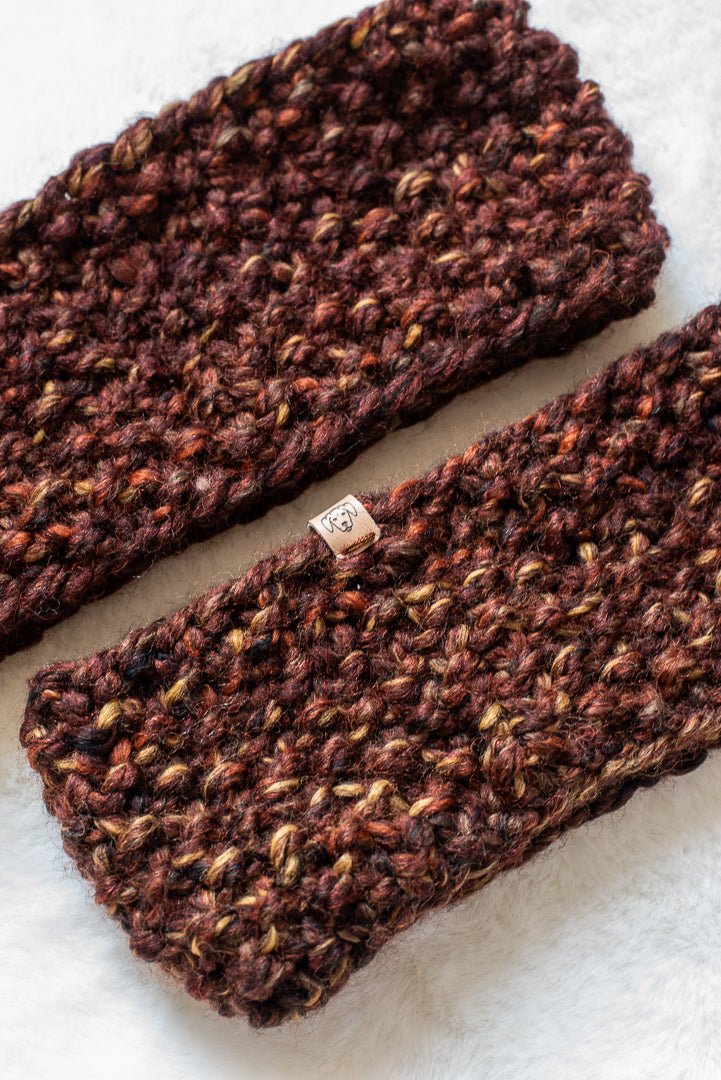 Matching Pebble Headband & Cowl Set