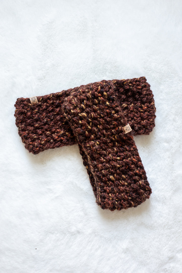 Matching Pebble Headband & Cowl Set