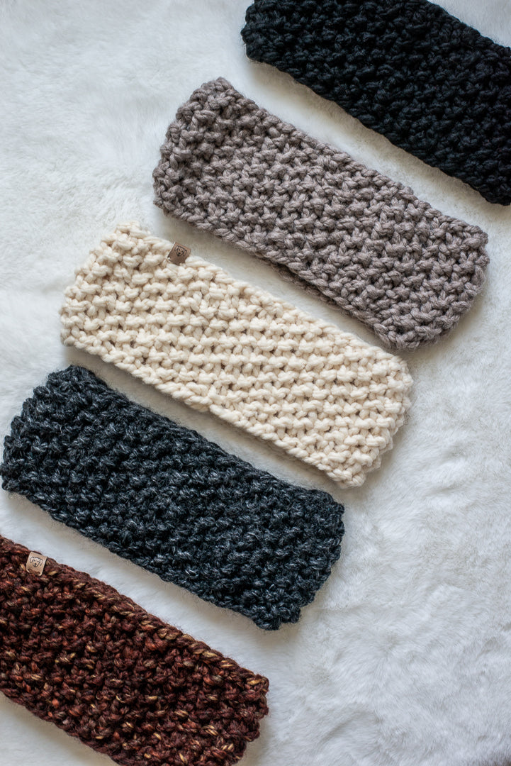 Matching Pebble Headband & Cowl Set