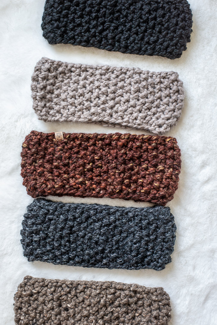 Matching Pebble Headband & Cowl Set