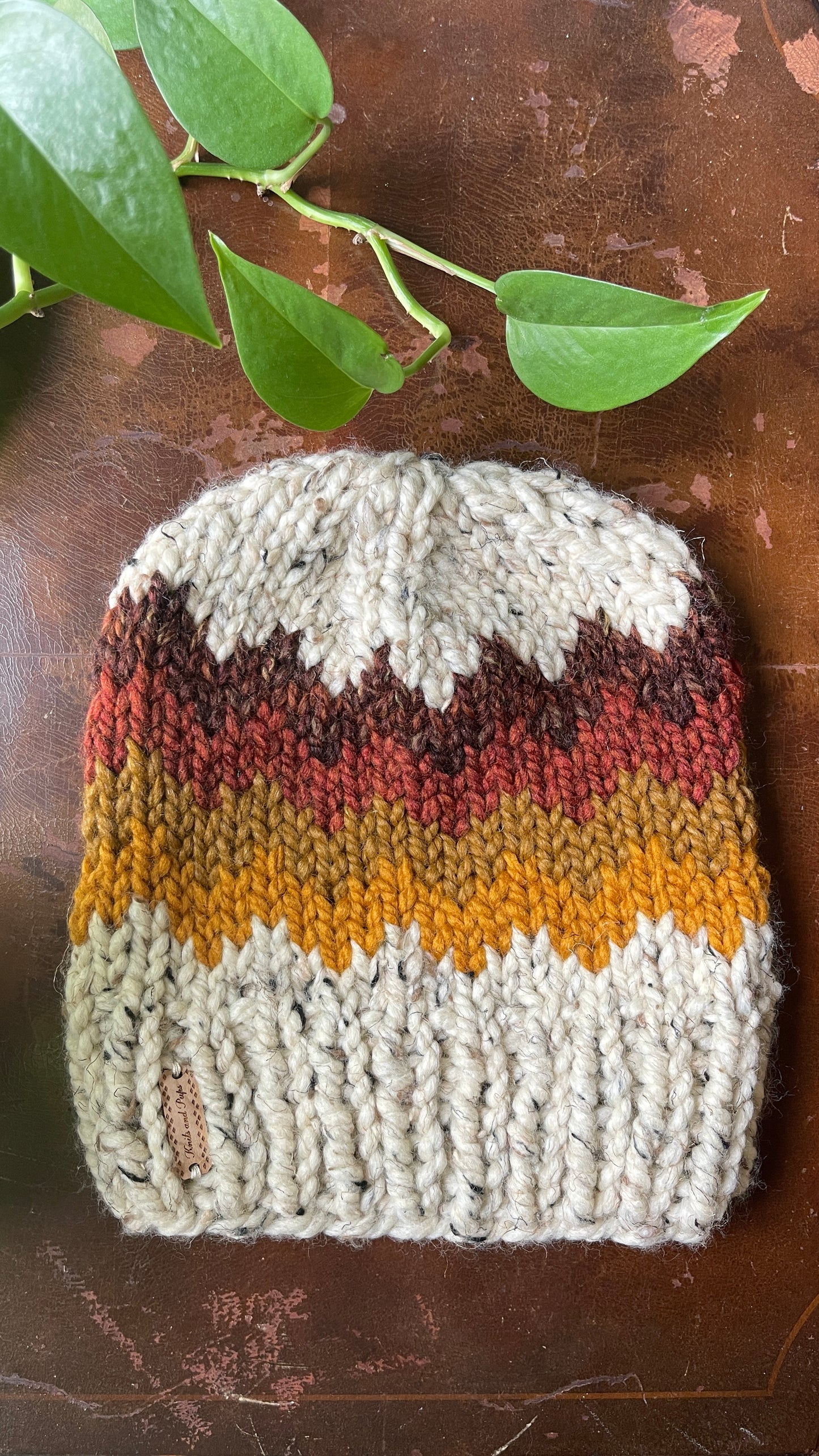 Sample - Adult Retro Chevron Beanie