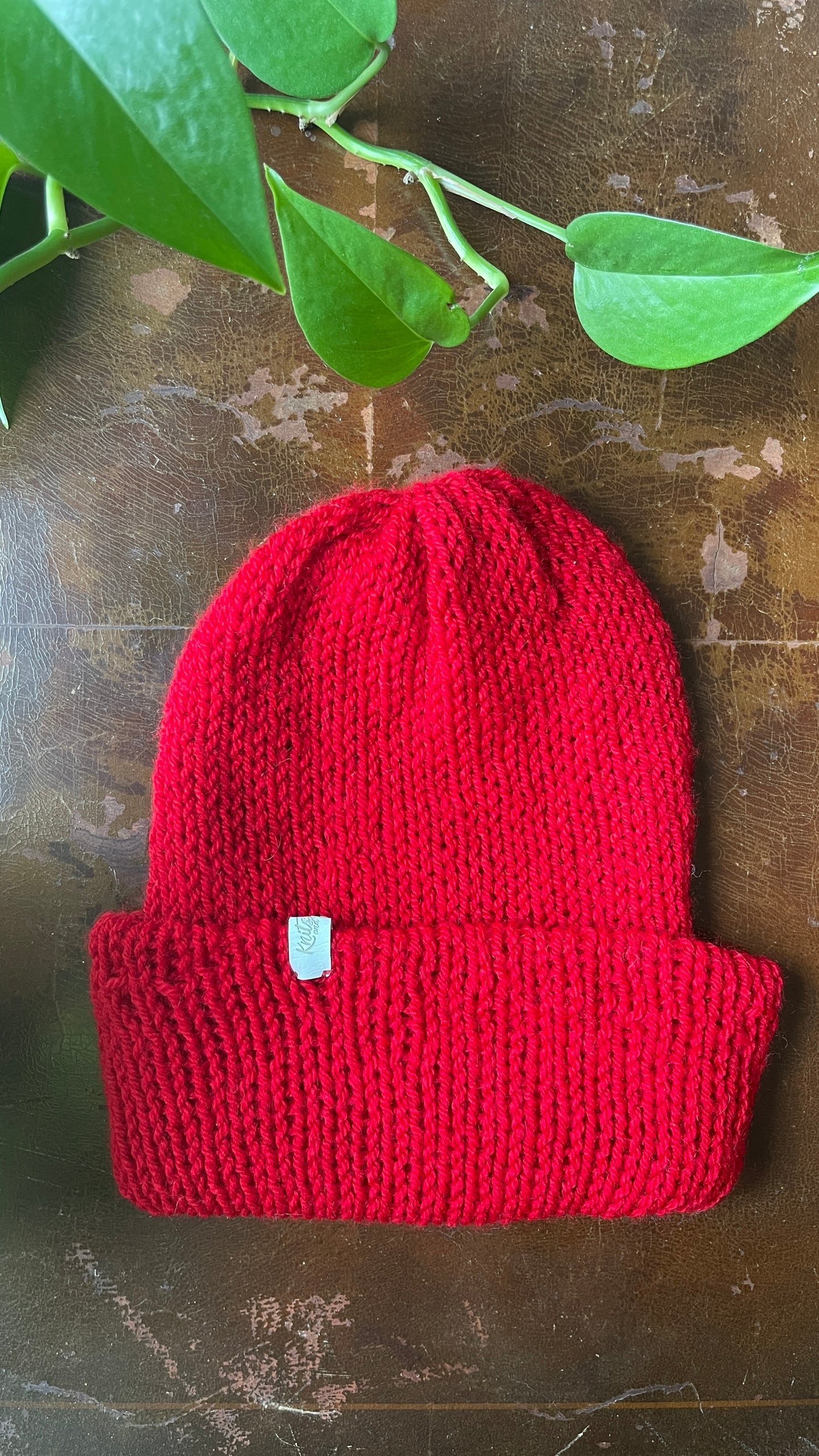 Sample - Adult Essential Firetruck Red Beanie
