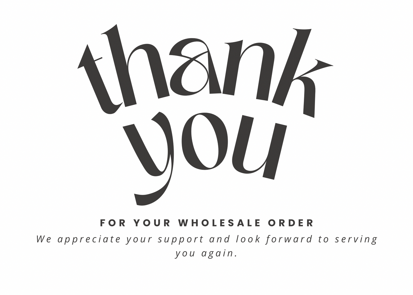 Wholesale Order for Haven Healing Collective