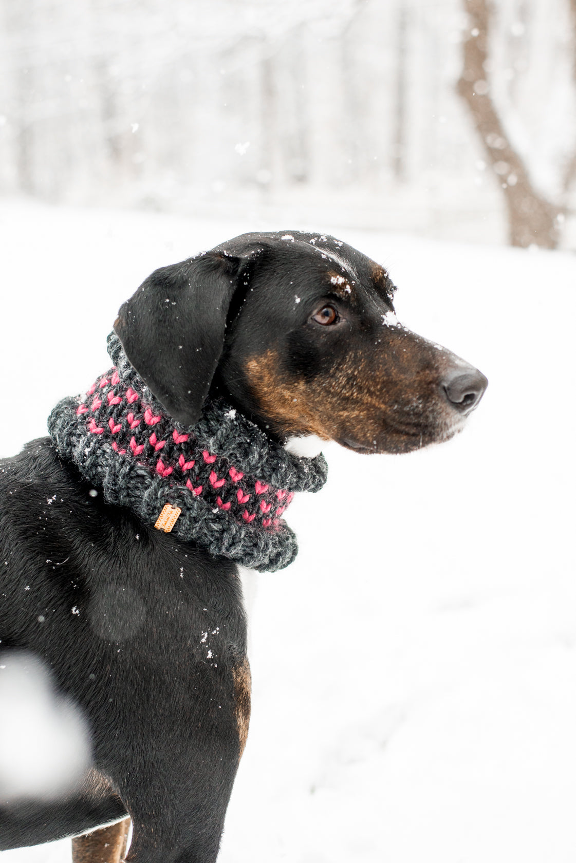Matching Little Heart Beanie & Cowl Set