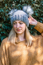Load image into Gallery viewer, Double Pom Pom Beanie
