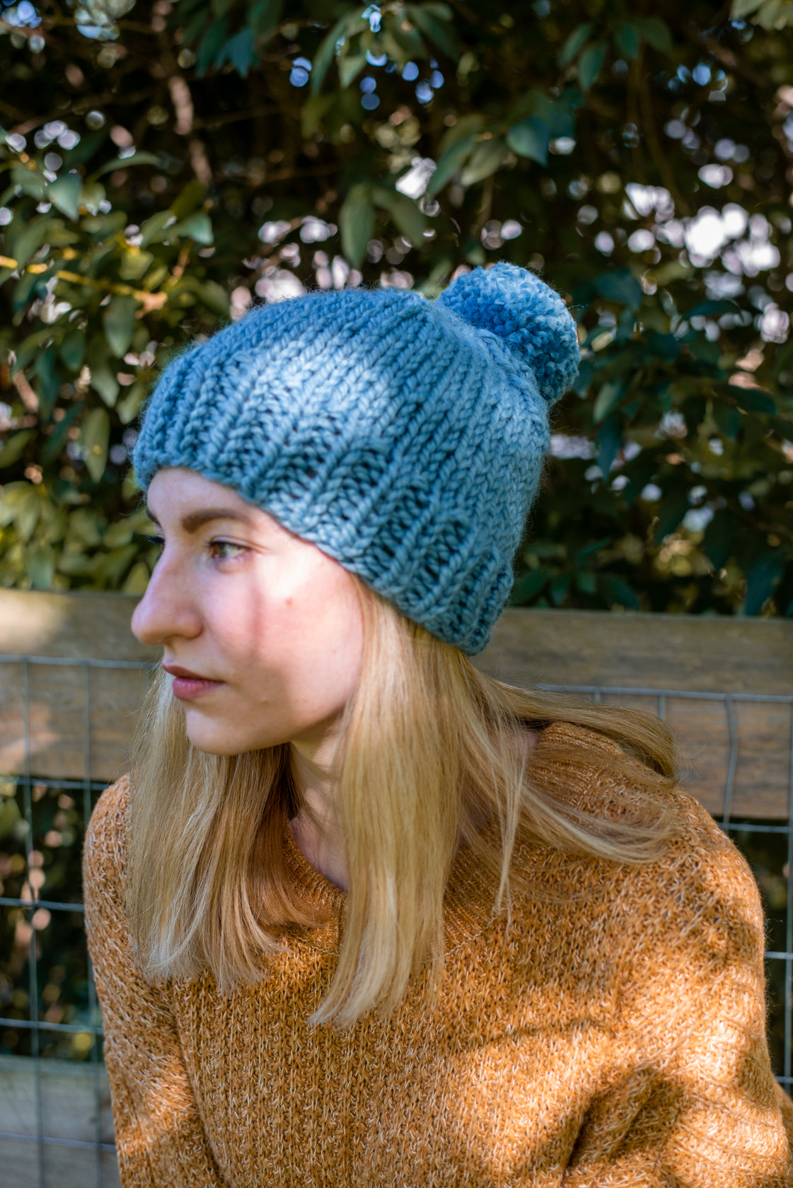 Single Pom Pom Beanie