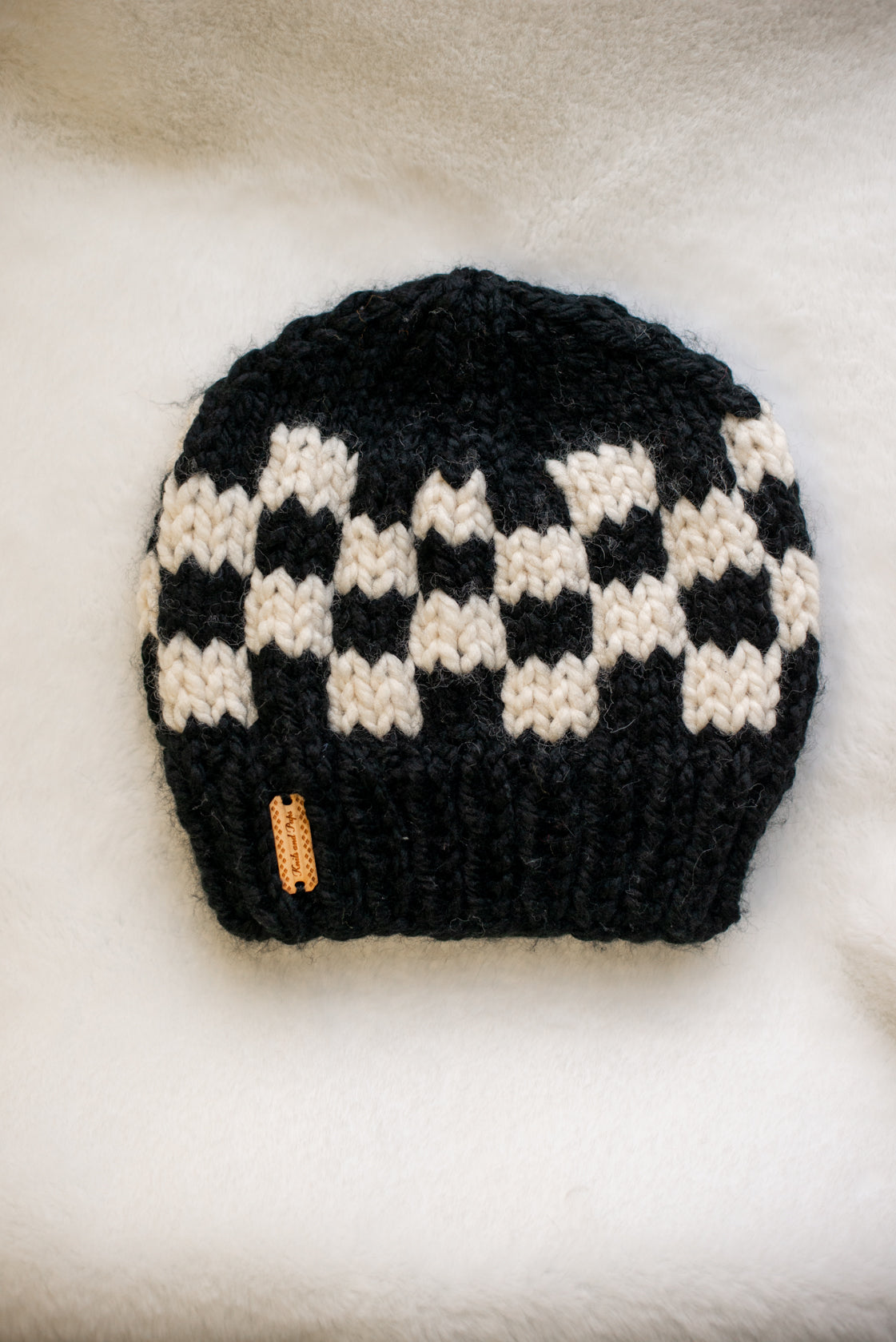 Checkered Beanie