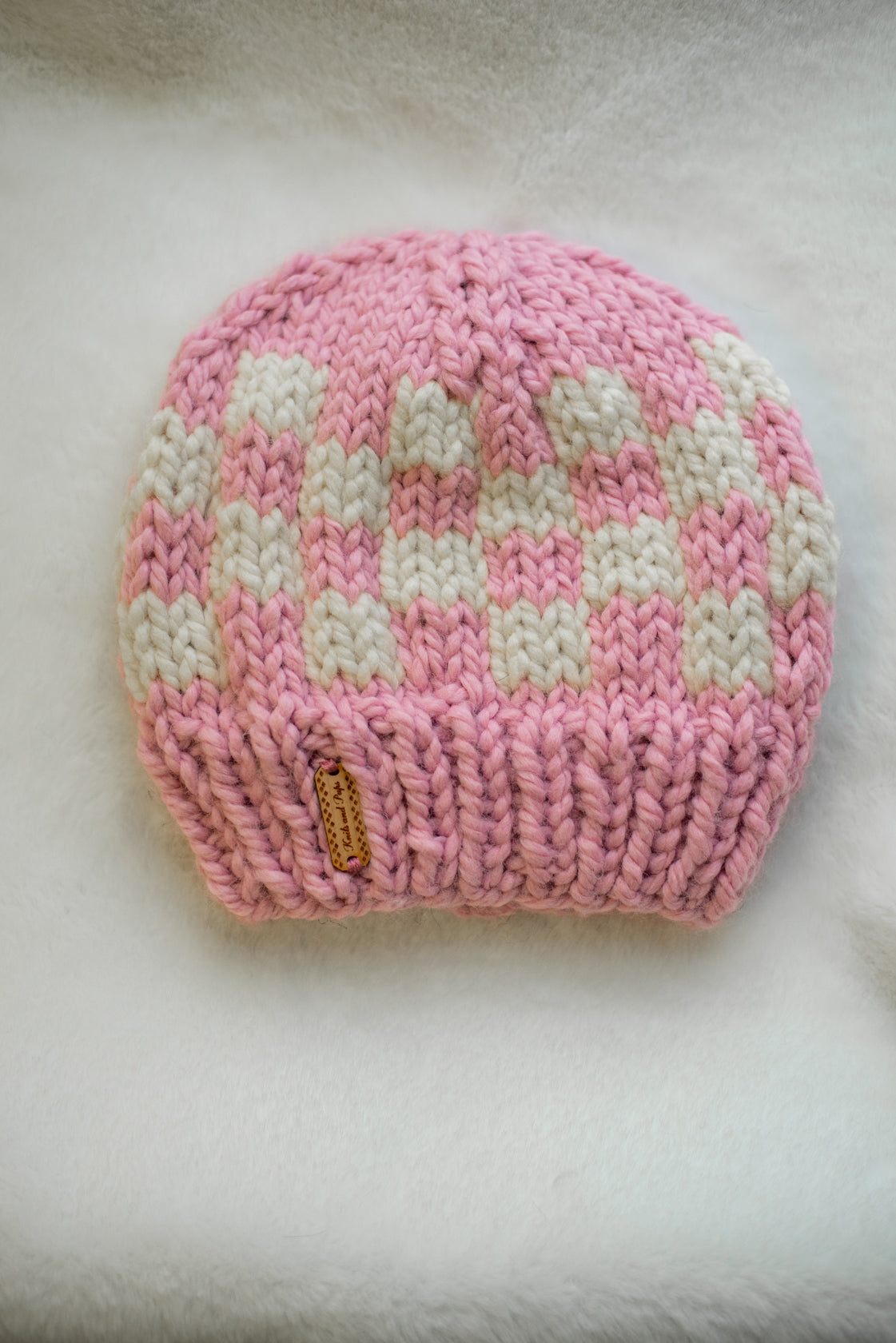 Checkered Beanie