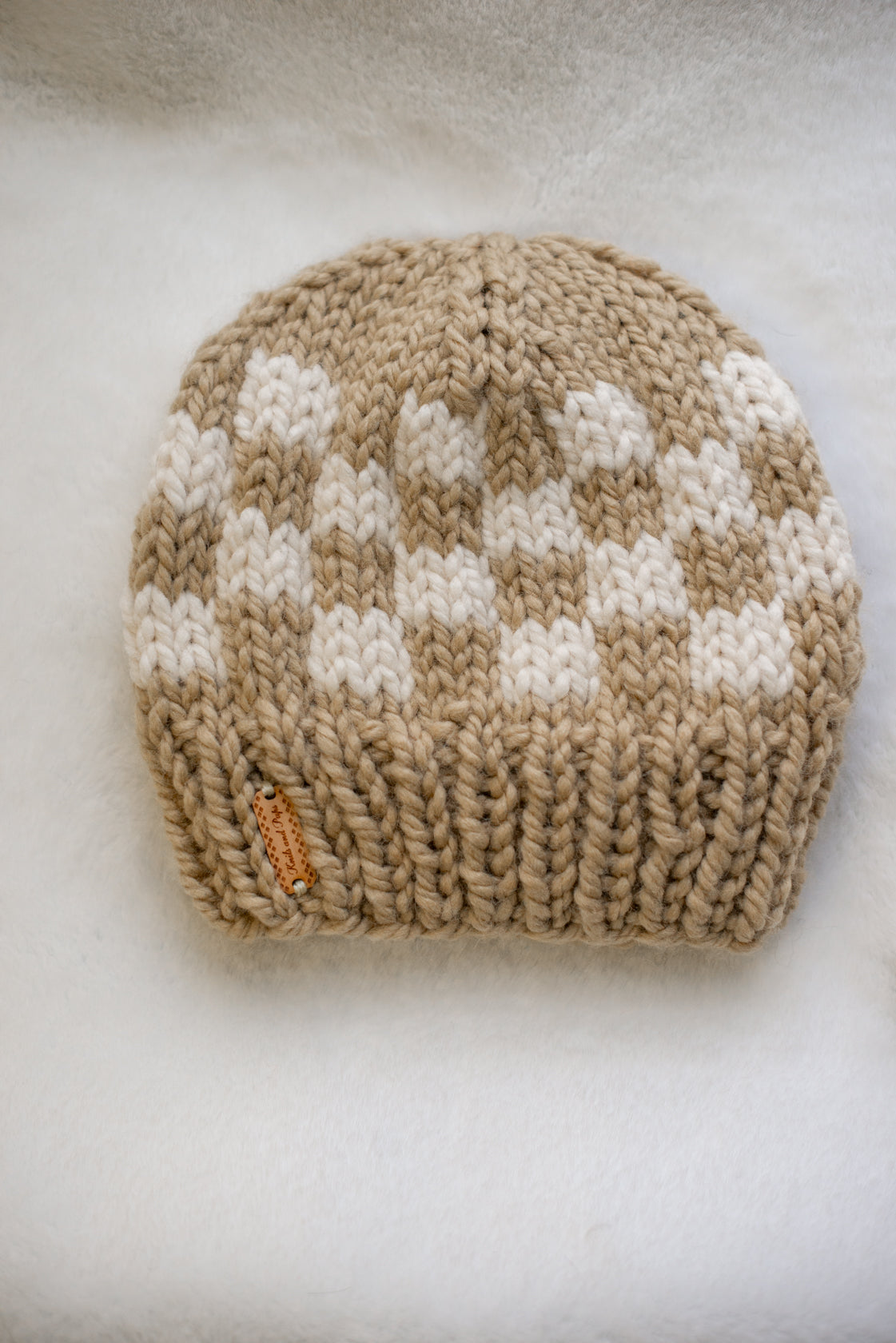 Checkered Beanie
