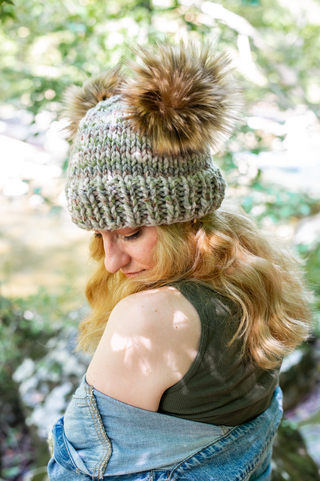 Double Pom Pom Beanie