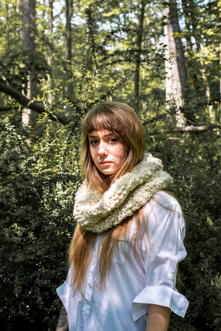 Textured Circular Scarf