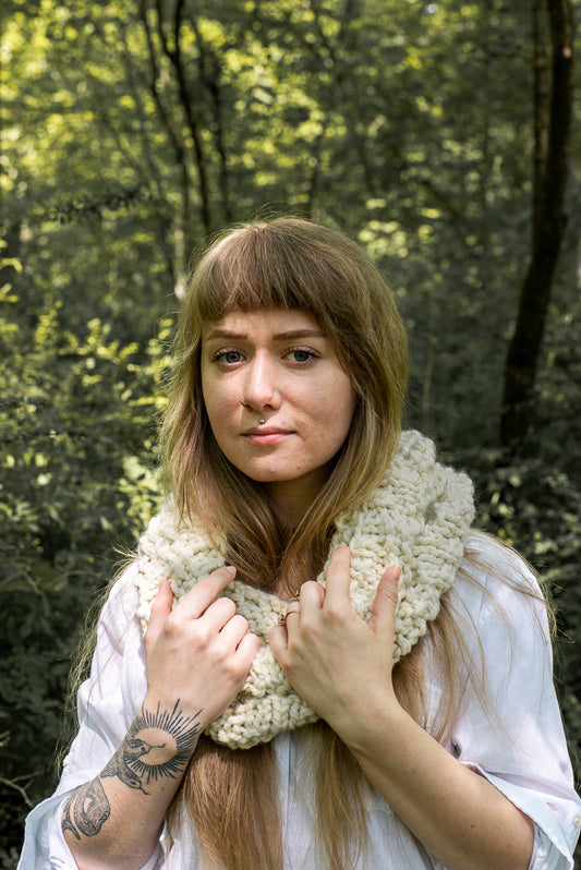 Textured Circular Scarf
