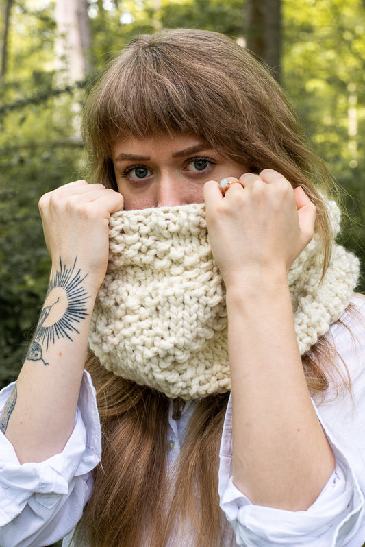 Textured Circular Scarf