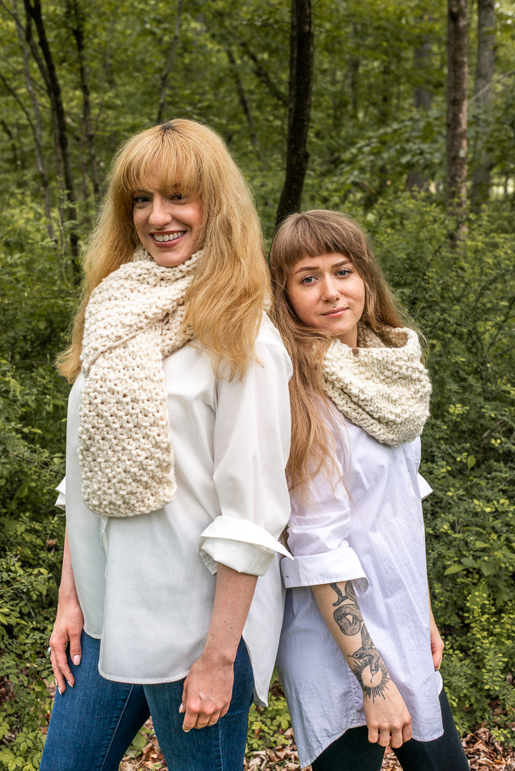 Textured Circular Scarf