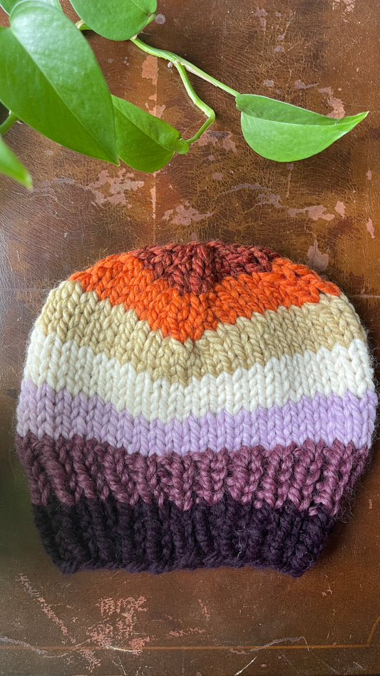 Sample - Adult Lesbian Flag Beanie