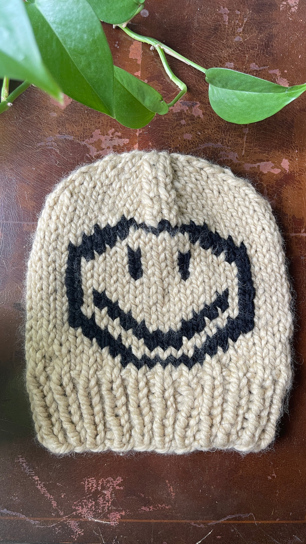 Sample - Adult Classic Smiley Face Beanie