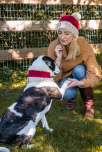 Load image into Gallery viewer, Matching Santa Beanie and Cowl Set
