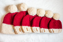 Load image into Gallery viewer, Matching Santa Beanie and Cowl Set
