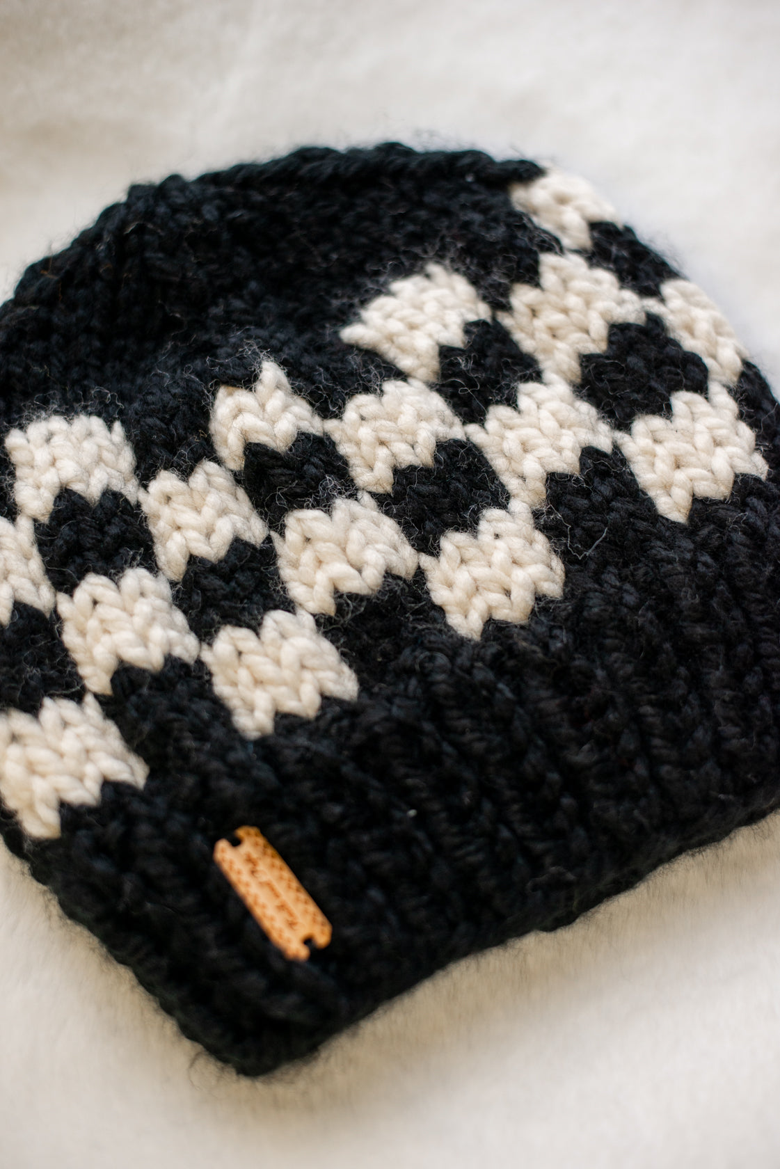 Checkered Beanie
